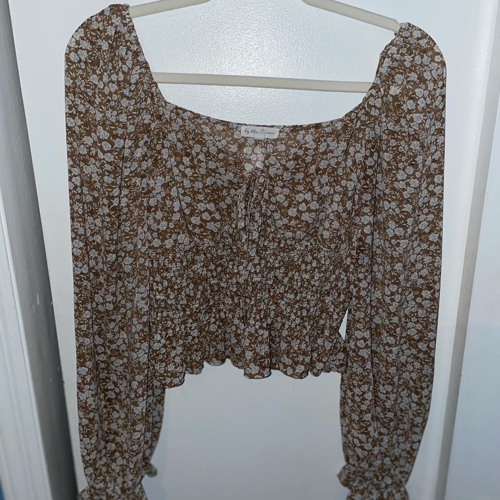 Floral Sheer Top